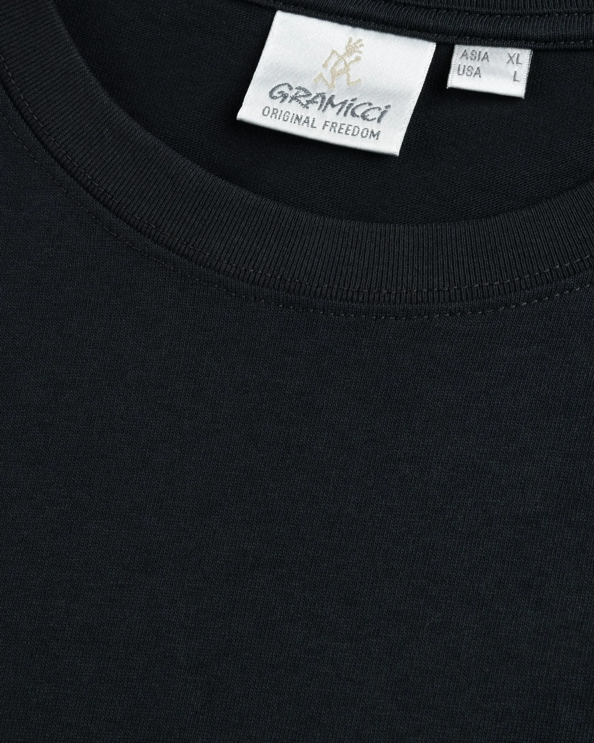 Gramicci Original Freedom L/S Tee Vintage Black- Tops