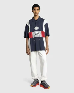 Martine Rose Oversized Paneled Polo- Tops