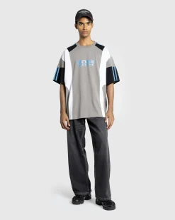 Martine Rose Oversized Paneled T-Shirt- Tops