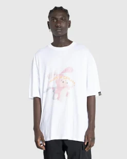 Martine Rose Oversized S/S T-Shirt White/Noisy Bunny- Tops