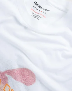 Martine Rose Oversized S/S T-Shirt White/Noisy Bunny- Tops