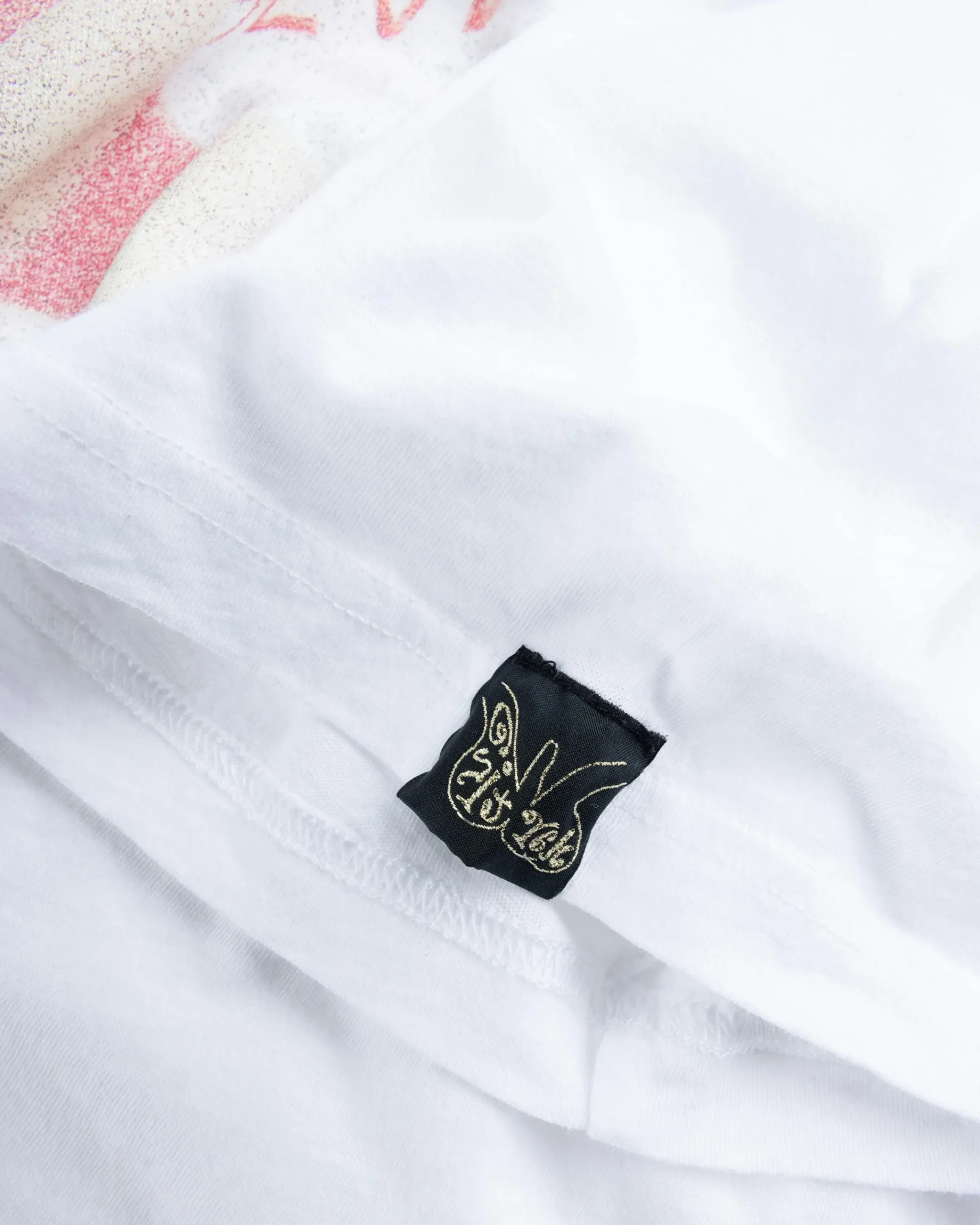 Martine Rose Oversized S/S T-Shirt White/Noisy Bunny- Tops