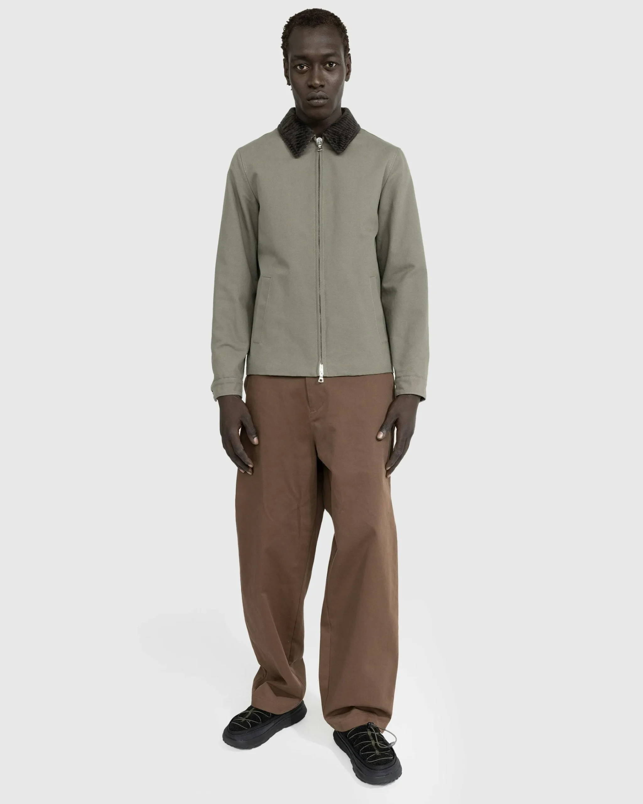 Meta Campania Collective Owen Zip-Up Jacket Weimaraner Grey- Outerwear