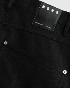Highsnobiety HS05 Oxford Canvas Carpenter Trousers Black- Pants