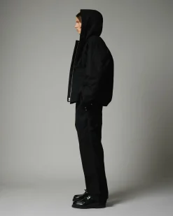 Highsnobiety HS05 Oxford Canvas Insulated Jacket Black- Outerwear