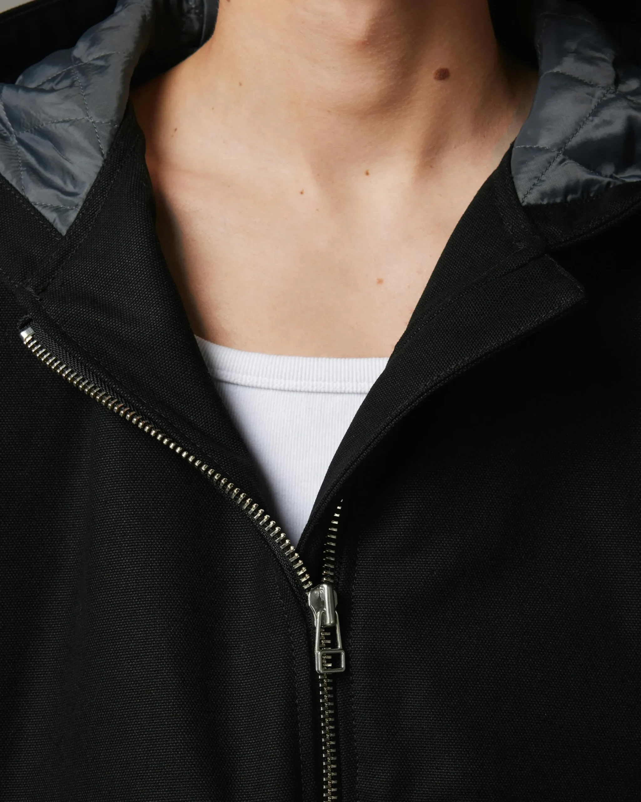 Highsnobiety HS05 Oxford Canvas Insulated Jacket Black- Outerwear