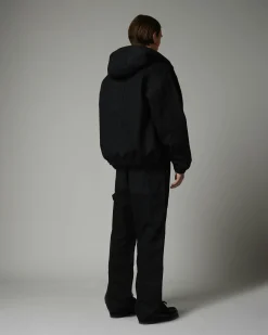 Highsnobiety HS05 Oxford Canvas Insulated Jacket Black- Outerwear