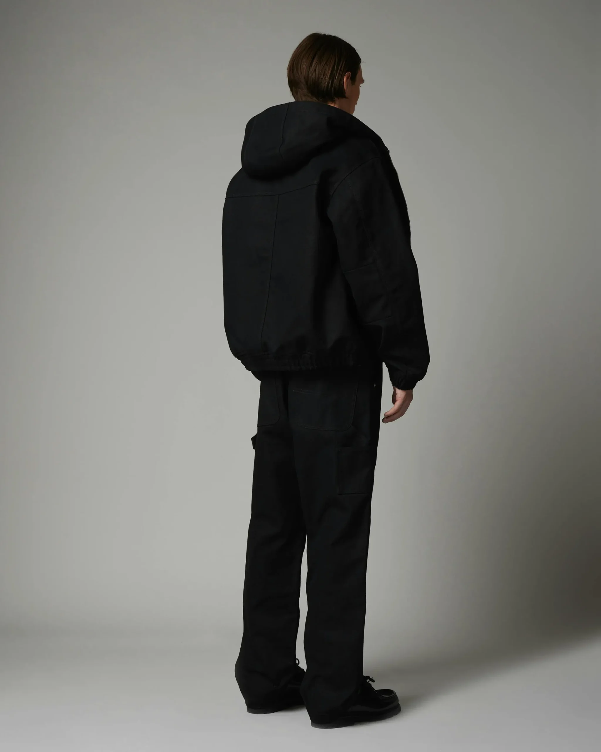 Highsnobiety HS05 Oxford Canvas Insulated Jacket Black- Outerwear