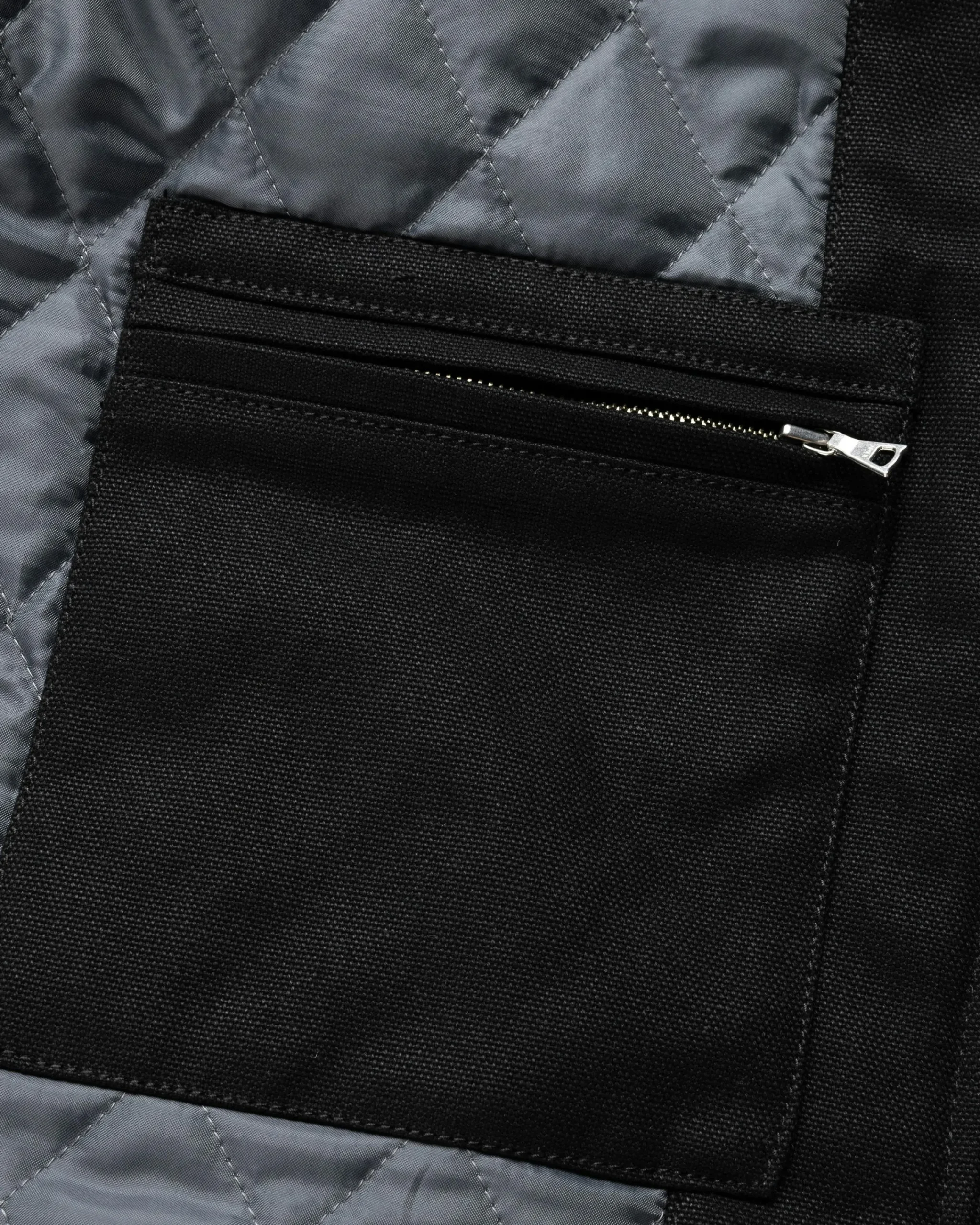 Highsnobiety HS05 Oxford Canvas Insulated Jacket Black- Outerwear