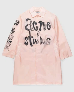 Acne Studios Packable Trench Coat Pink- Outerwear