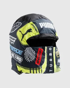 Puma Padded Balaclava Black/Lime Pow- Hats