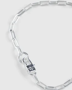 Hatton Labs Paperclip Bracelet Sterling Silver- Jewelry
