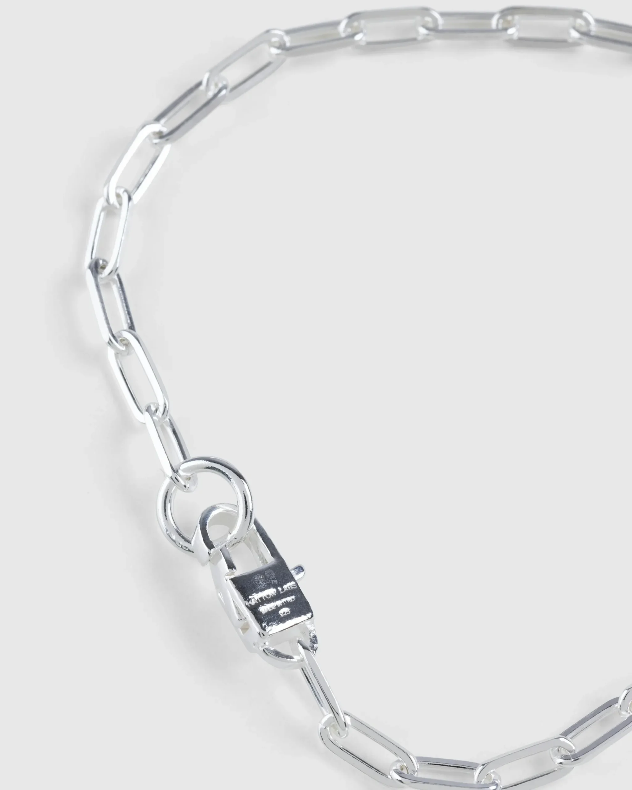 Hatton Labs Paperclip Bracelet Sterling Silver- Jewelry