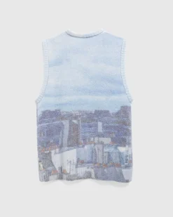 Highsnobiety Paris Cityscape Sweater Vest- Knitwear