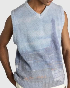 Highsnobiety Paris Cityscape Sweater Vest- Knitwear