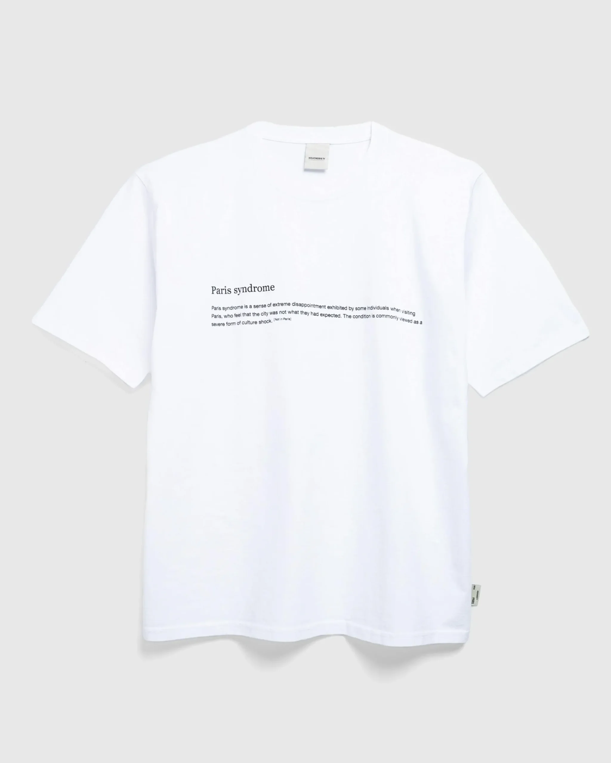 Highsnobiety Paris Syndrome T-Shirt- Tops