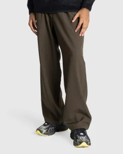 And Wander PE Melange Twill Wide Pants- Pants