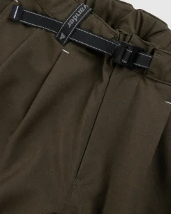 And Wander PE Melange Twill Wide Pants- Pants