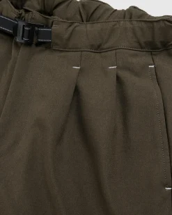 And Wander PE Melange Twill Wide Pants- Pants