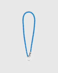 Ina Seifart Pearl Keychain Long Blue Grey- Keychains