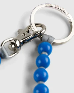 Ina Seifart Pearl Keychain Long Blue Grey- Keychains