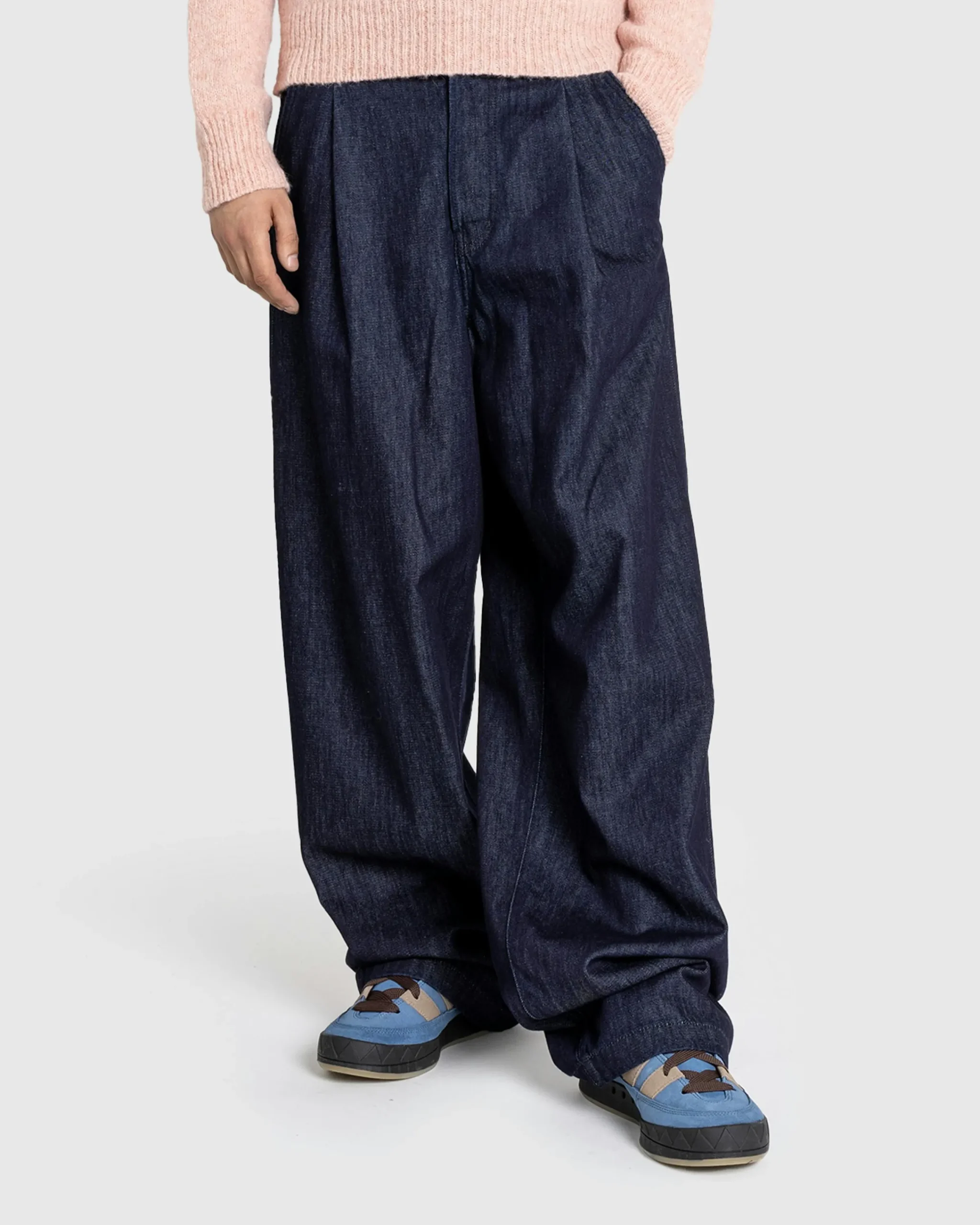 Dries van Noten Penning Pleated Jeans- Pants