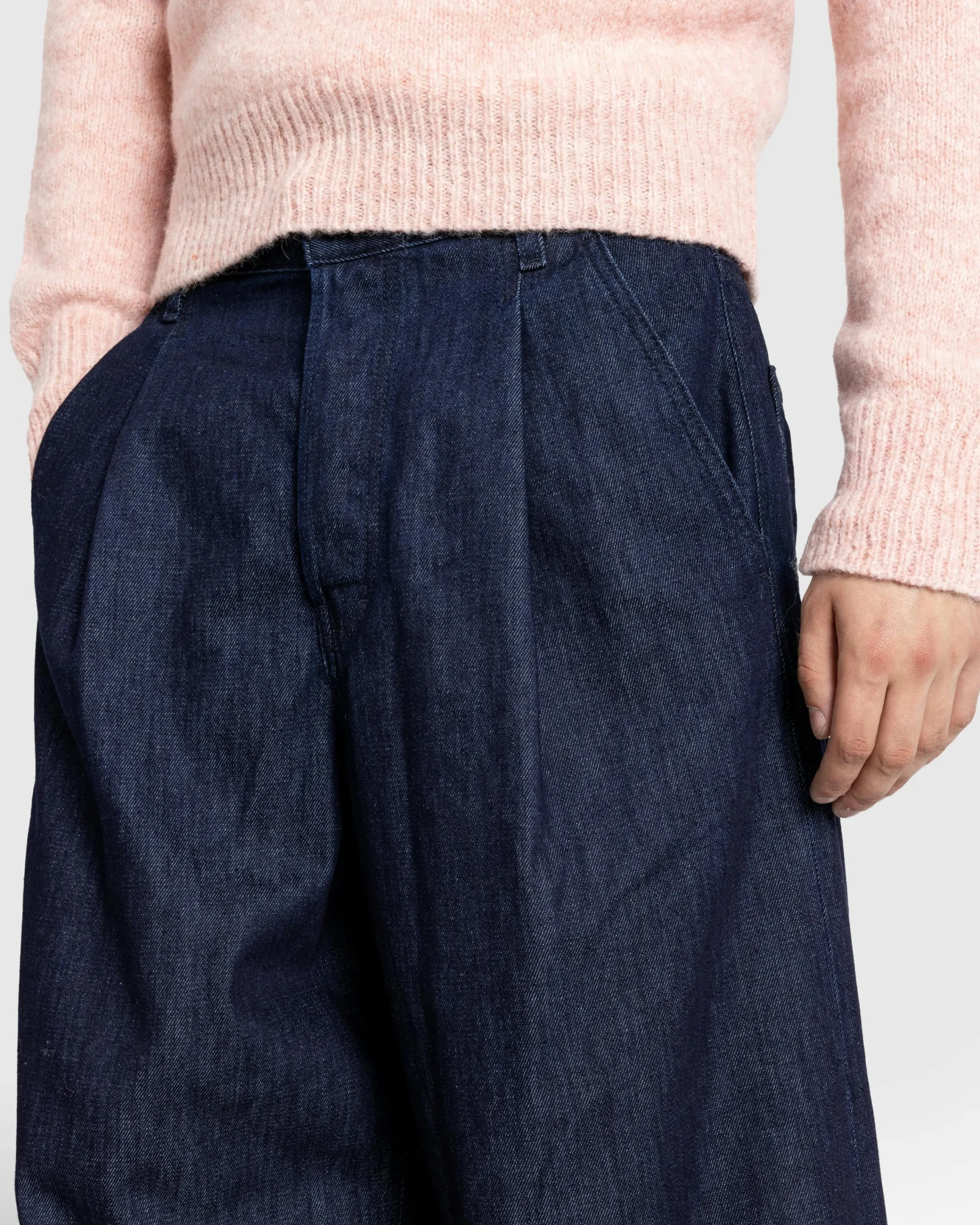 Dries van Noten Penning Pleated Jeans- Pants