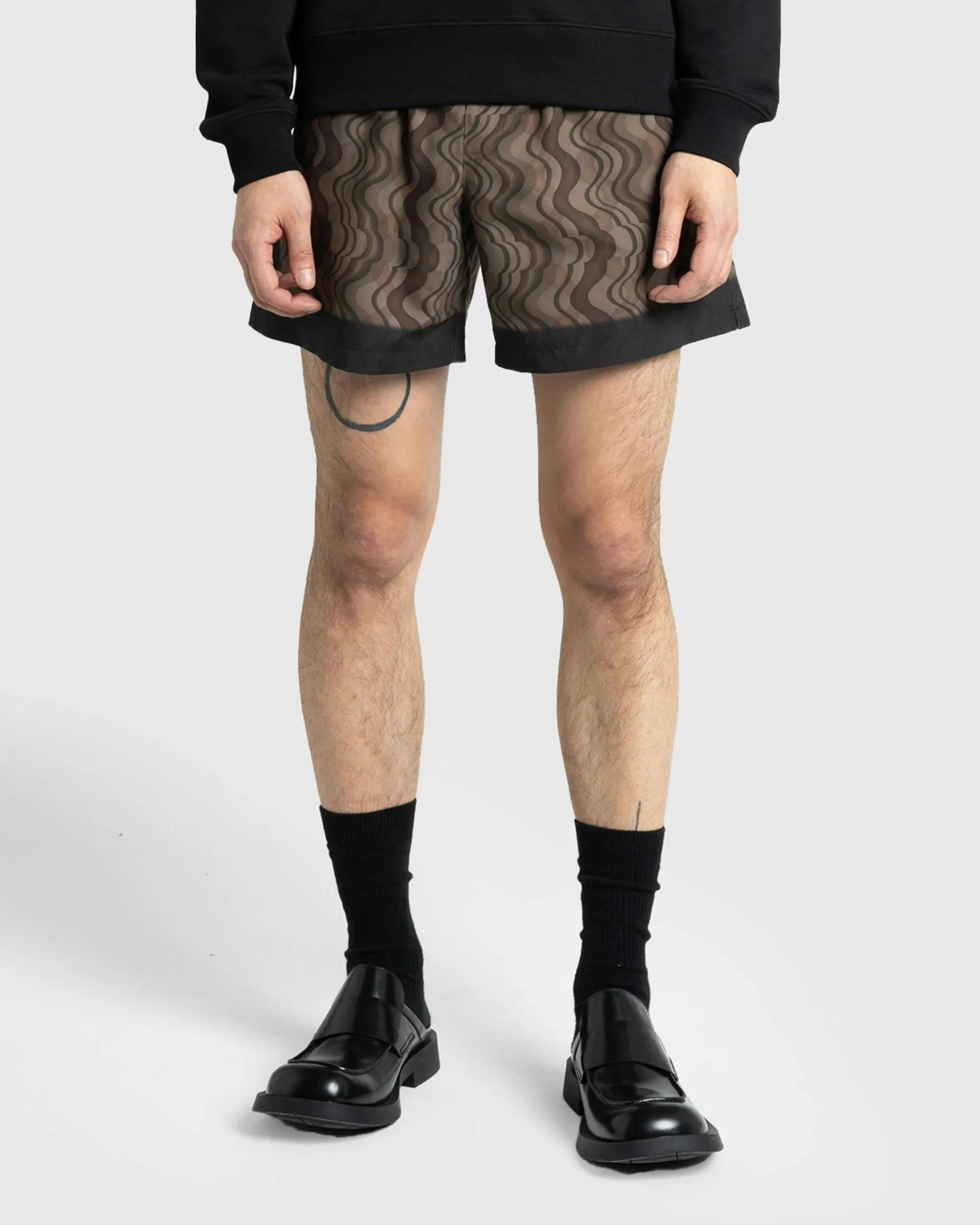 Dries van Noten Phibbs Swim Shorts Ombre Brown- Swimwear