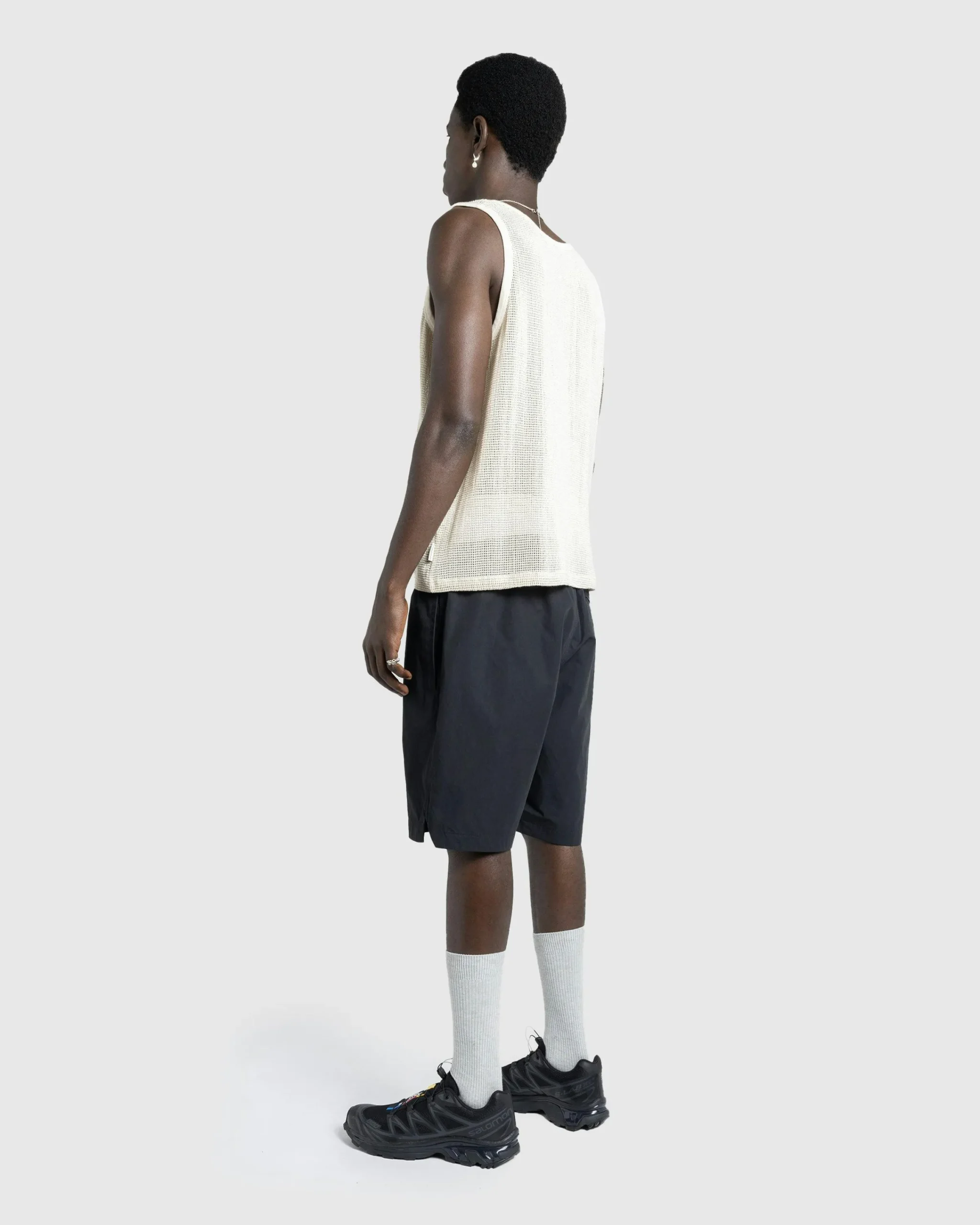 Highsnobiety HS05 Pigment Dyed Mesh Tank Top- Tops