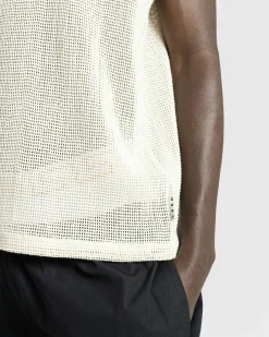 Highsnobiety HS05 Pigment Dyed Mesh Tank Top- Tops