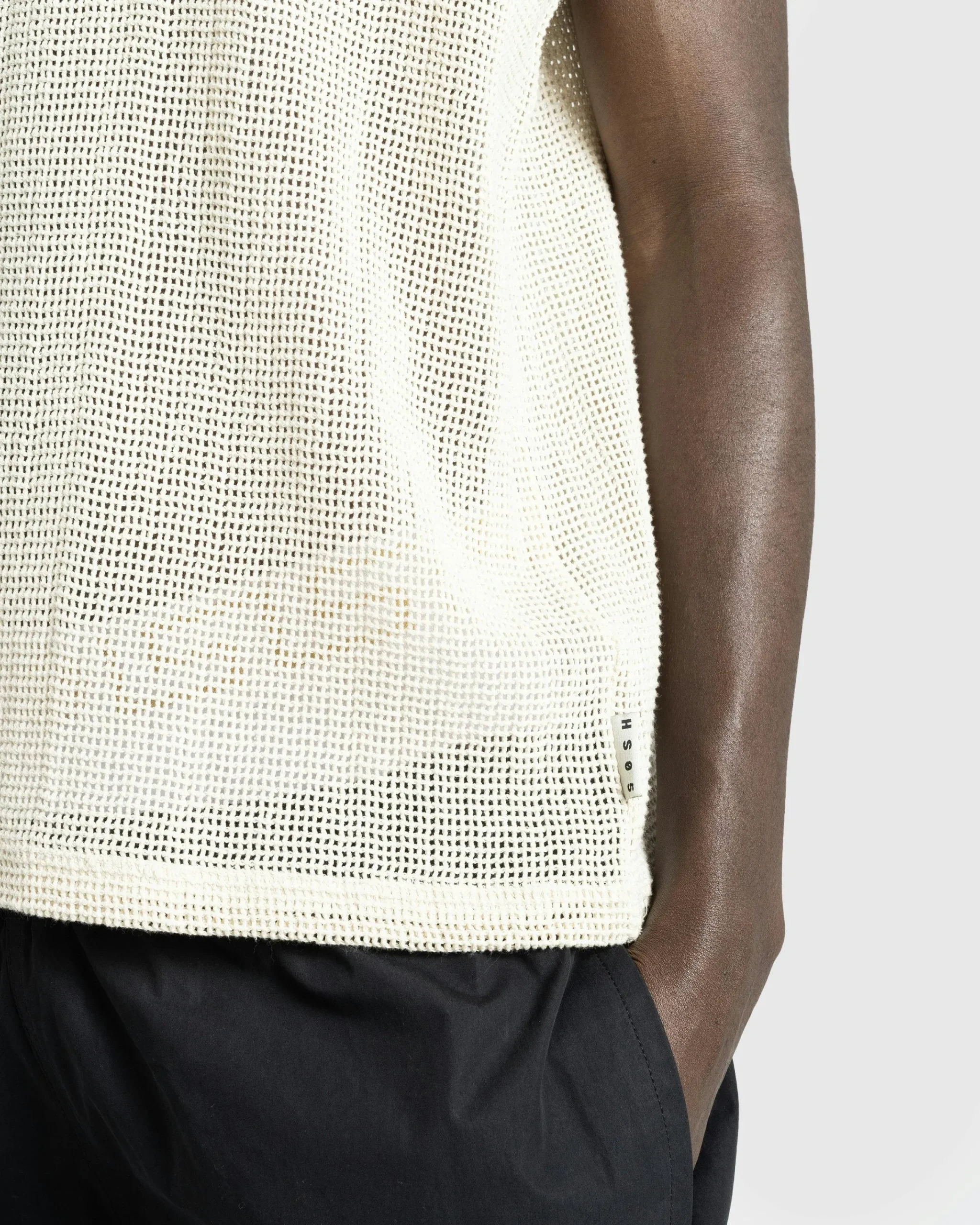 Highsnobiety HS05 Pigment Dyed Mesh Tank Top- Tops