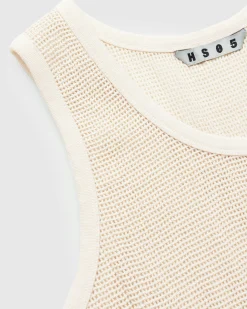 Highsnobiety HS05 Pigment Dyed Mesh Tank Top- Tops