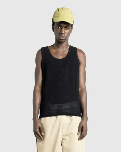 Highsnobiety HS05 Pigment Dyed Mesh Tank Top- Tops