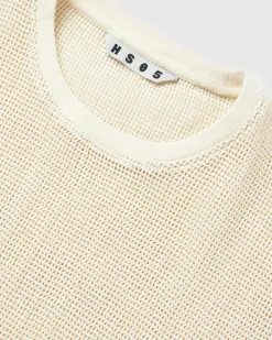Highsnobiety HS05 Pigment Dyed Mesh T-Shirt- Tops