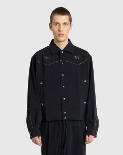 Needles Piping Cowboy Jacket Double Cloth- Outerwear