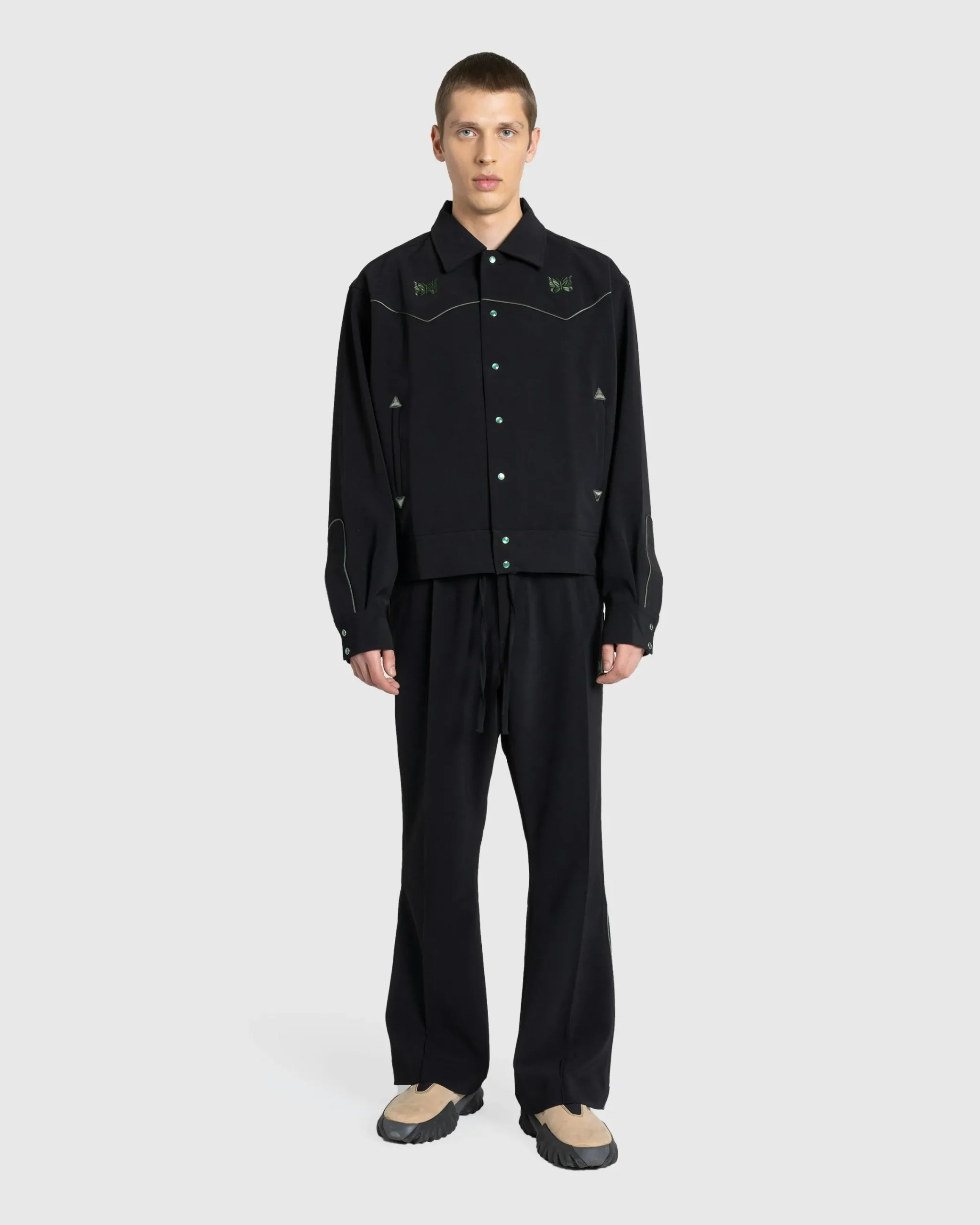 Needles Piping Cowboy Pant Double Cloth- Pants
