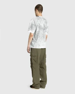 Acne Studios Plaster Print T-Shirt Faded Black- Tops