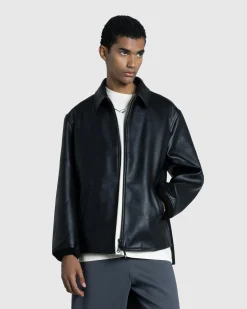Y-3 Pleather Jacket- Outerwear
