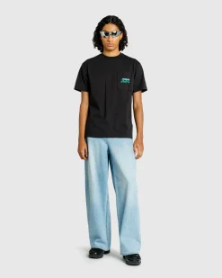 Puma Pocket T-Shirt Black- Tops
