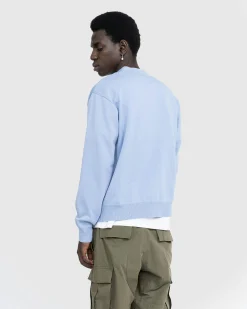 Highsnobiety HS05 Poly Knit Cardigan Light Blue- Knitwear