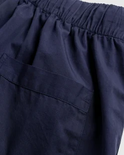Tekla Poplin Pyjamas Pants True Navy- Underwear And Loungewear