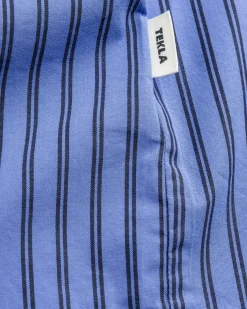 Tekla Poplin Pyjamas Shirt Boro Stripes- Underwear And Loungewear