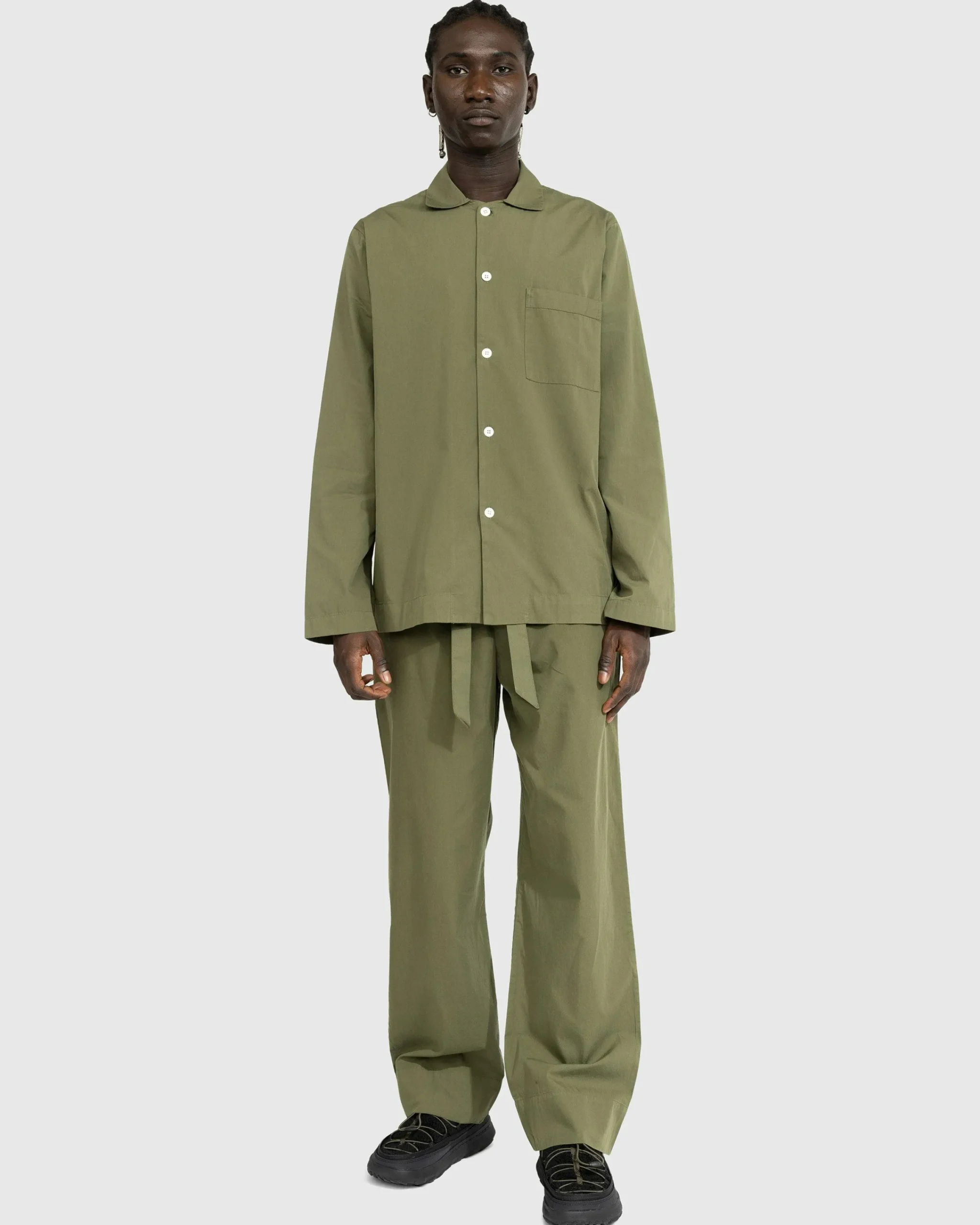 Tekla Poplin Pyjamas Shirt- Underwear And Loungewear