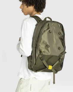 Porter-Yoshida & Co. POTR Ride Daypack With Bicycle Chain Olive Green- Bags