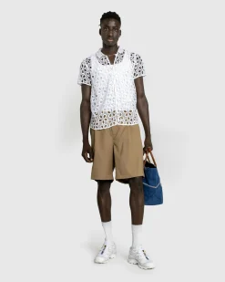 Bode Primrose Lace Short-Sleeve Shirt- Shirts