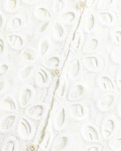 Bode Primrose Lace Short-Sleeve Shirt- Shirts
