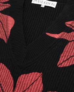 J.W. Anderson Printed V-Neck Vest- Knitwear