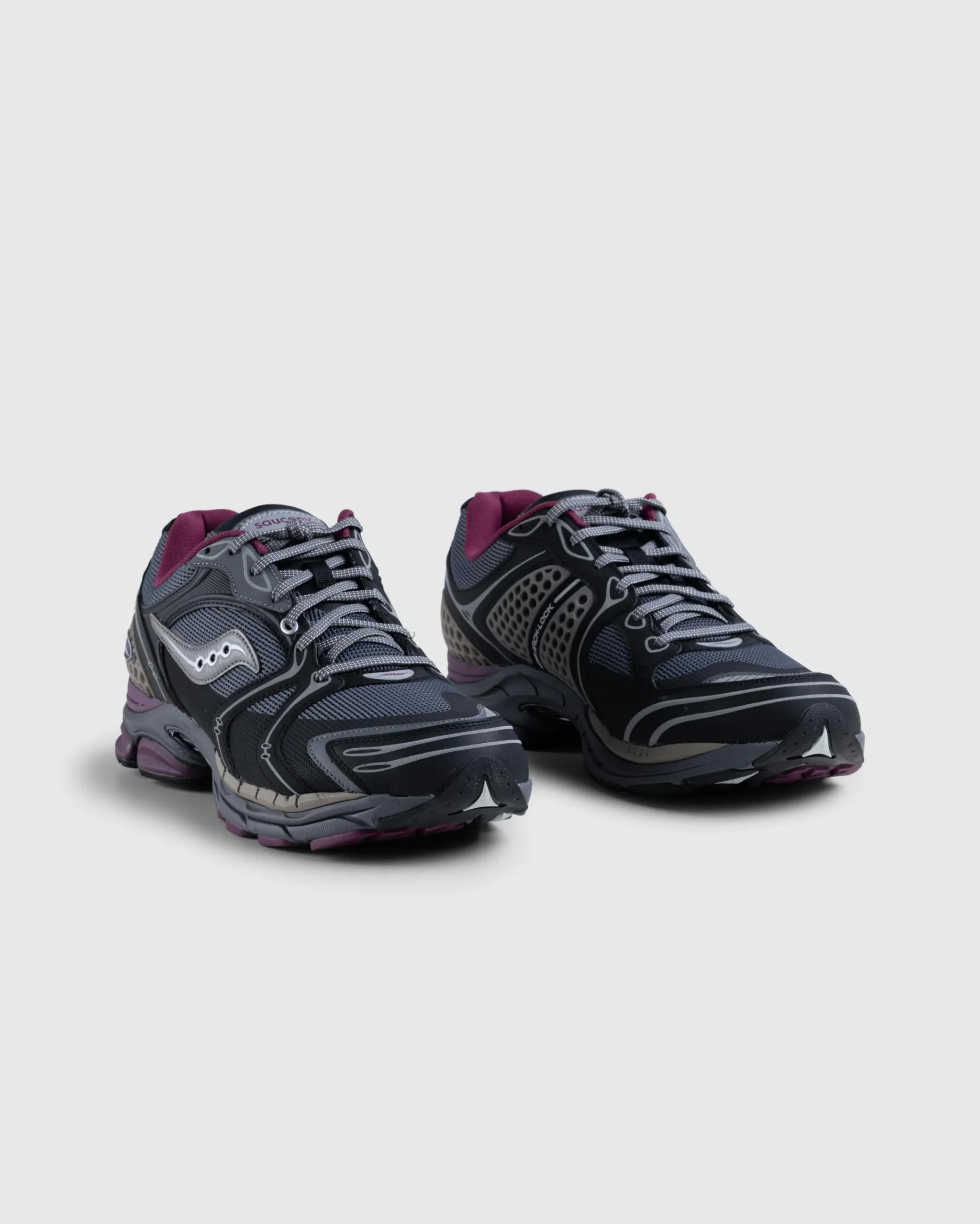 Saucony ProGrid Triumph 4 Dark Grey/Plum- Sneakers