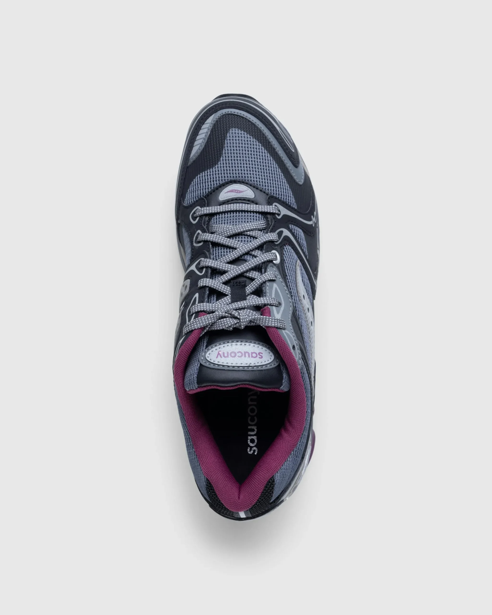 Saucony ProGrid Triumph 4 Dark Grey/Plum- Sneakers