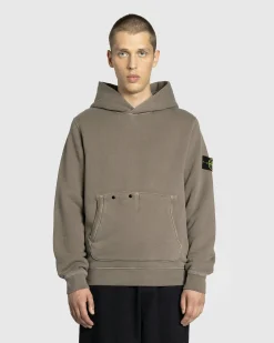 Stone Island Pullover Hoodie- Sweats